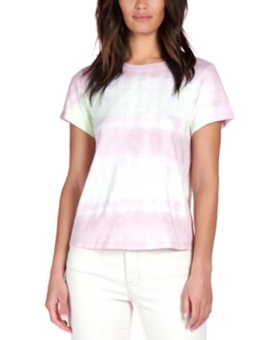 Shop Sanctuary Perfect Tie-dye T-shirt In Pink Lime Tie Dye