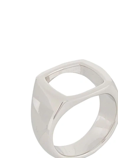 Shop Tom Wood Open Cushion Ring In Silver
