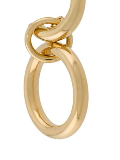 Shop Maria Black Anita Stone-embellished Single Earring In Gold