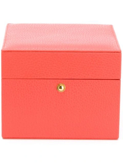Shop Rapport Sofia Jewellery Box In Orange