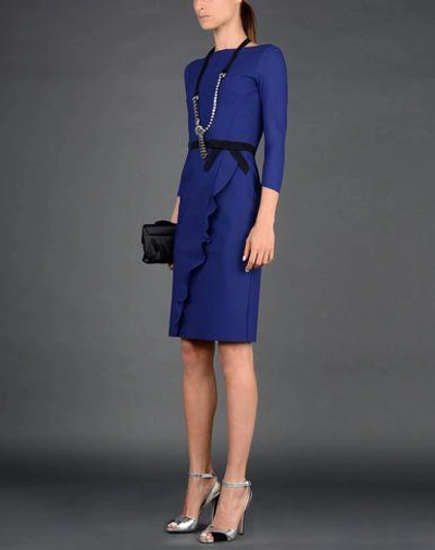 Shop La Petite Robe Di Chiara Boni Knee-length Dress In Bright Blue