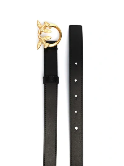 Shop Pinko Love Adjustable Belt In Black