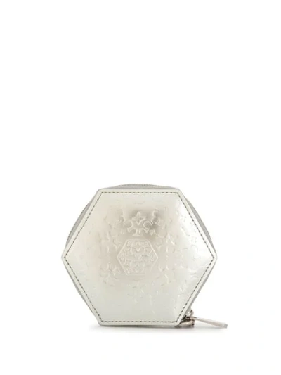 Pre-owned Louis Vuitton 2009  Fucon Coin Purse In Silver