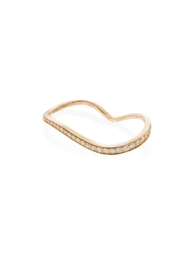 Shop Sophie Bille Brahe 18kt Yellow Gold Alessi Diamond Double Ring