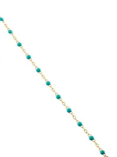 Shop Gigi Clozeau Blue 18kt Yellow Gold Beaded Necklace