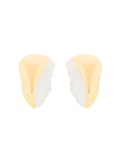 Shop Monica Sordo Gold-plated Ocumare Stud Earrings