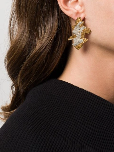 Loveness Lee Darya Drop Earrings In Gold