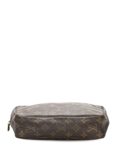 Pre-owned Louis Vuitton 1986  Trousse Toilette Bag In Brown