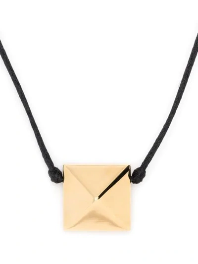 Shop Valentino Call Me  Necklace In Gold