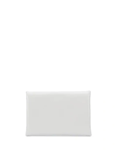 Shop Jil Sander Envelope Snap-fastening Purse In Grey