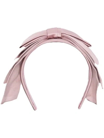 Shop Redv Bow-detail Hairband In Pink