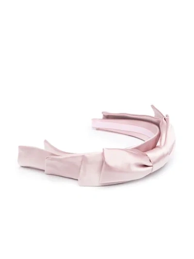 Shop Redv Bow-detail Hairband In Pink