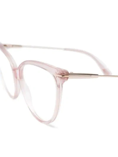 Shop Tom Ford Cat-eye Frame Glasses In Pink