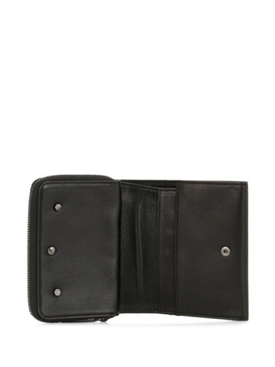 Shop Discord Yohji Yamamoto Bi-fold Wallet In 3 Black