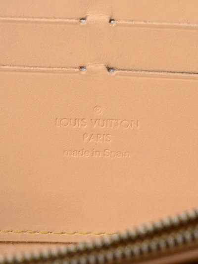 Pre-owned Louis Vuitton Zippy Monogram 钱包（典藏款） In Black