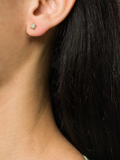 Shop Wouters & Hendrix I Play Chrysoprase Earrings In Gold