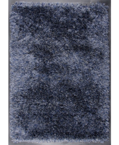 Shop Luxacor Milan Mil-02 5'3" X 7'9" Area Rug In Blue, Gray