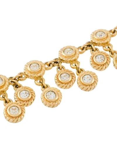 Pre-owned Dior 1980s  Festoon Necklace In Gold