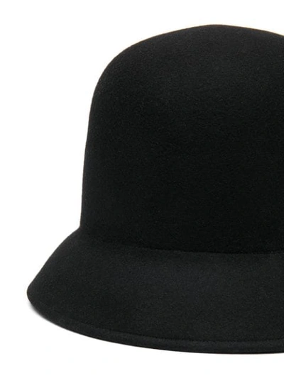 Shop Nina Ricci Felted Cloche Hat In Black