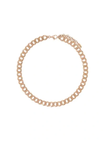 Shop Brunello Cucinelli Chain Link Necklace In Gold
