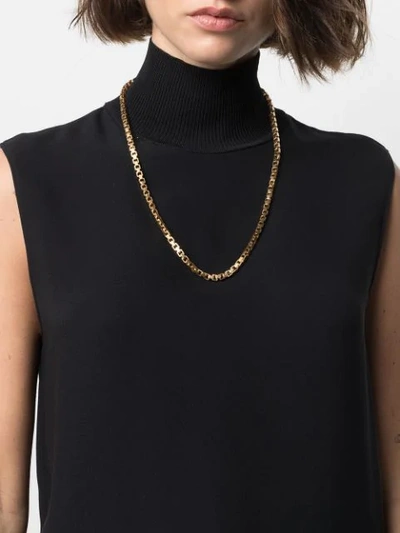 Shop Ivi Signore Chain Opera Necklace In Gold