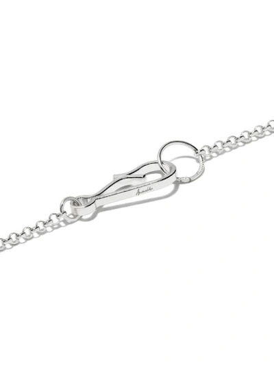 Shop Annoushka 18kt White Gold Diamond Initial I Necklace In 18ct White Gold