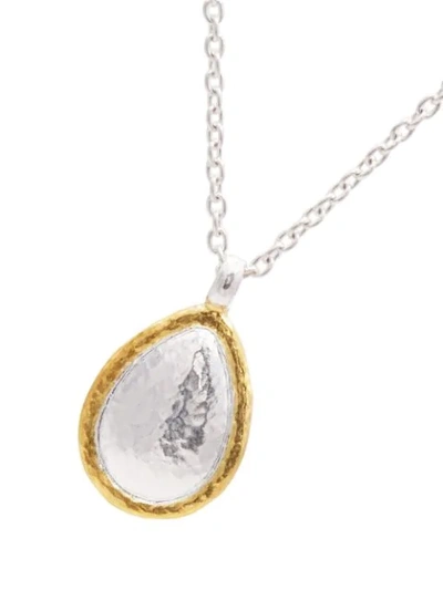 Shop Gurhan 24kt Gold Amulet Pendant Necklace In Silver