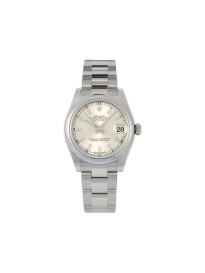 Shop Rolex 2020 Unworn Oyster Perpetual Datejust 31mm In Silver