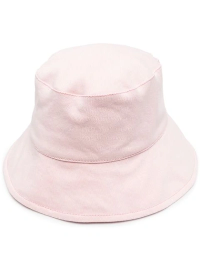 Shop Isabel Marant Canvas Bucket Hat In Pink