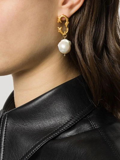 Shop Alighieri Poet's Muse Earrings In Gold