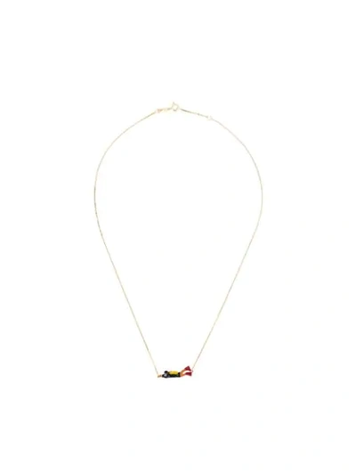 9KT YELLOW GOLD SUB NECKLACE