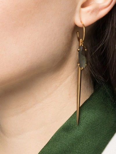 Shop Wouters & Hendrix Forget The Lady With The Bracelet Mixed Earrings In Gold