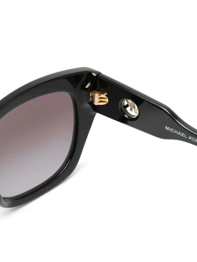 Shop Michael Kors Cat Eye Sunglasses In Black