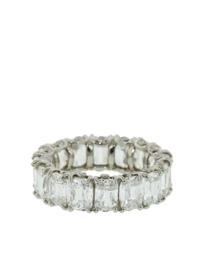 Shop Saboo Fine Jewels Diamond Royale Eternity Ring In Platinum