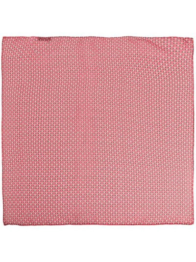 Shop Aspesi Geometric Print Silk Wrappy In Pink