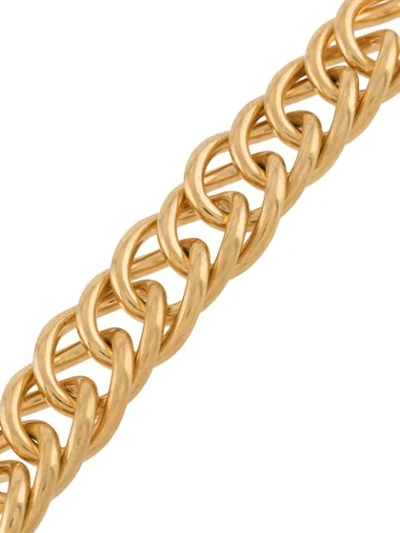 Shop Saint Laurent Chain Link Bracelet In Gold