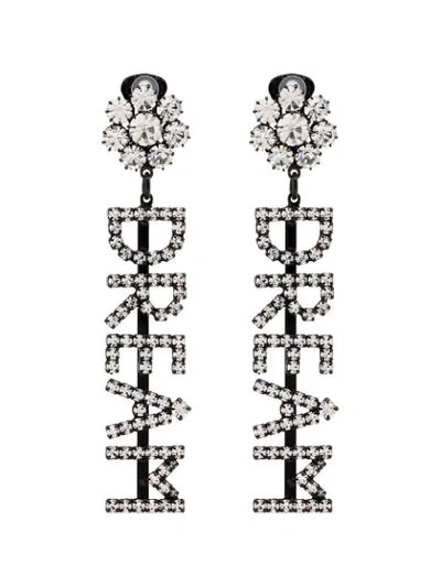 Shop Ashley Williams Dream Crystal-embellished Earrings In Metallic