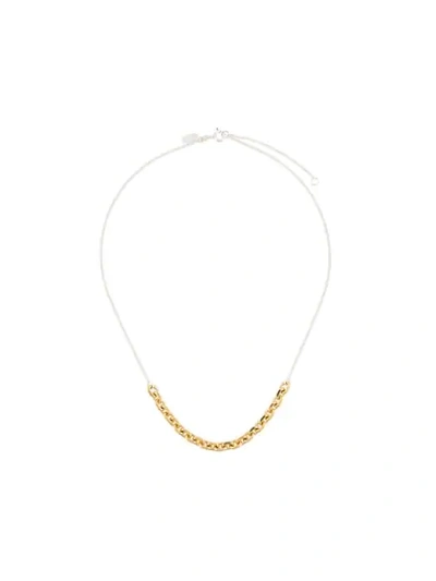Shop Wouters & Hendrix Chain Embellished Necklace In Silver
