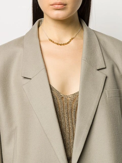 Shop Wouters & Hendrix Chain Embellished Necklace In Silver