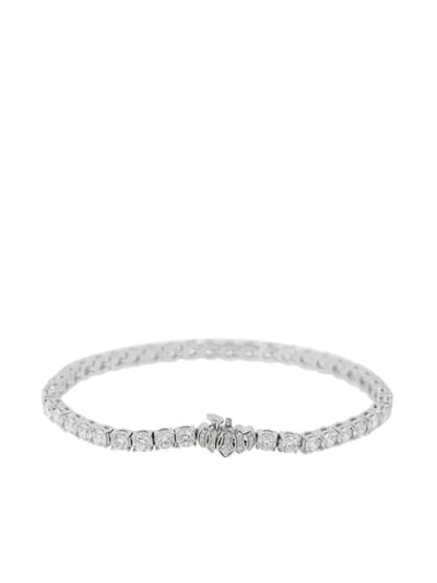 Shop Kwiat 18kt White Gold Riviera Diamond Tennis Bracelet In Whtgold