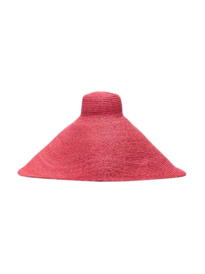 Shop Jacquemus Le Grand Chapeau Hat In Pink