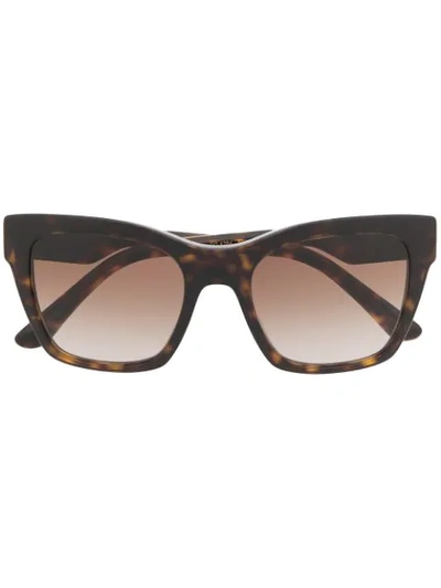Dolce & Gabbana Square-frame Sunglasses In Brown