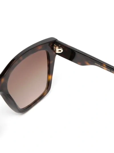Dolce & Gabbana Square-frame Sunglasses In Brown