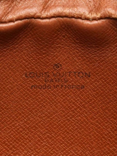 Pre-owned Louis Vuitton 1986 Marly Dragonne Pm Pouch In Brown