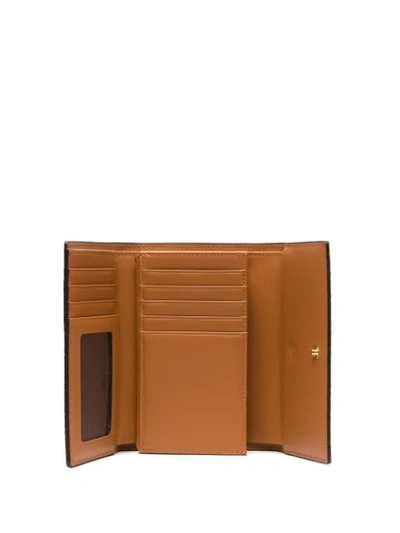 Shop Mcm Portafogli Wallet In Brown