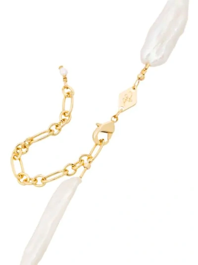 Shop Anni Lu 18kt Gold Plated Brass Pearl Necklace