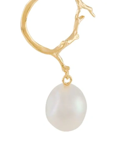 Wouters & Hendrix Pearl Drop Earrings In Gold