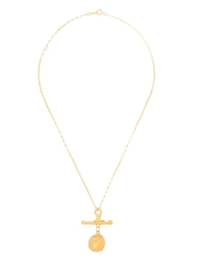 Shop Alighieri The Moon Shine Necklace In Gold