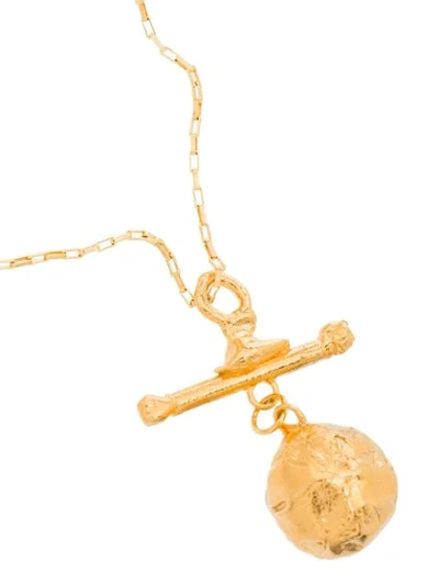 GOLD-PLATED THE MOON SHINE NECKLACE