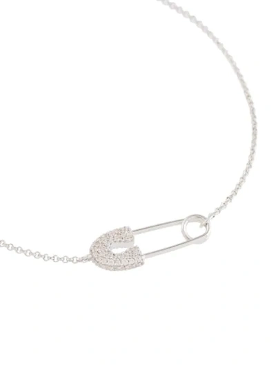 Shop Apm Monaco Baby Xl Safety Pin Bracelet In Silver